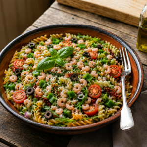 Pasta salat m/ kylling