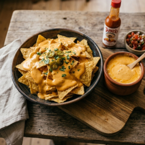 Nachos m/ cheese saus